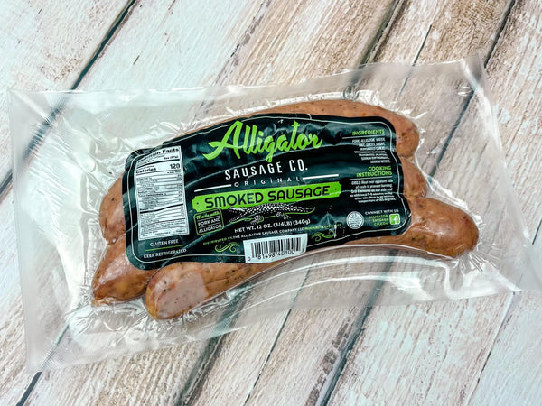 Original Smoked Alligator Sausage Hebert s Specialty Meats Houston