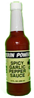 Cajun Power Spicy Garlic Pepper Sauce - 10 oz