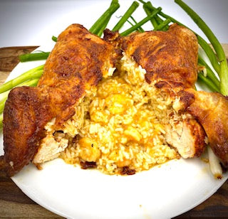 Rice Dressing Stuffed Chicken