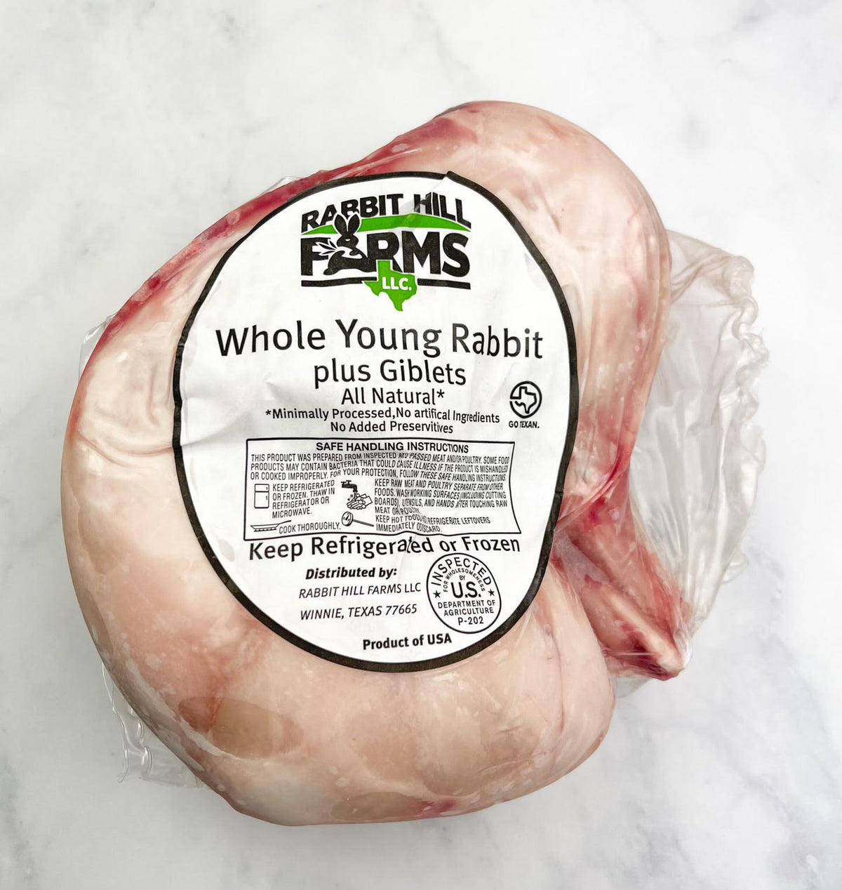 Whole Young Rabbit – Hebert's Specialty Meats Houston