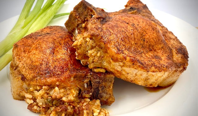Stuffed Pork Chops – Hebert's Specialty Meats Houston